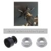 Create idea 1 Set E-Bike Hub Motor Nuts Bike Safety Washers Electric Bicycle Wheel Lock Nuts Motor Axle Bolt Screw for 250W-500W Motors with 12mm Shaft view 2