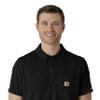 Carhartt Cross-Flex Men's Men's Micro Ripstop Chest Pocket Scrub Top, Black, 3X view 4