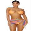 Forplay womens Take Mesh Pool Sarong Swimwear Cover Up, Pitaya, Small US view 1