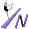 HomGarden Gymnastics Training Balance Beam, 9 Foot Long Folding Foam Balance Bar,Children Gymnastic Balance Beam for Balance Exercise (9ft) view 1