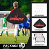 L RUNNZER Kids Soccer Goals Set of 2, Soccer Nets for Backyard Practice or Indoor Games, Easy Assembly and Storage with Carry Case,4ft*3ft,2 Set Black view 4