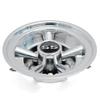 10L0L Golf Cart SS Wheel Covers Hub Caps for EZGO, Club Car, Yamaha - 8 Inch Snap-on Installation, Chrome, Set of 4 view 3