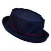 e4Hats.com Striped Roll Up Bucket Hat - Navy Wine L-XL view 2