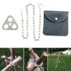 CA Mode Camping Tripod Board Accessories Set Stainless Steel Campire Support Plate - Turn Branches into Campfire Tripod with Adjustable Chain for Hanging Cookware - Perfect Outdoor Cooking view 3