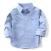 OCHENTA Toddler Boys Oxford Easter Dress Shirts Button Down Long Sleeve Kids Casual Cute Rabbit Blue 90CM - 18 Months view 1