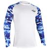 Palmyth Fishing Shirt for Men Long Sleeve Sun Protection UV UPF 50+ T-Shirts with Pocket (Flag Tuna, Large) view 3