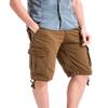 WenVen Men's Summer Cargo Shorts Cotton Carpenter Short, Coffee, 40 view 2