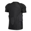TUOYR Mens Football Padded Shirt Chest Rib Protector Undershirt for Football Baseball Softball Rugby view 3