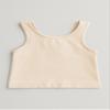 Kurve Premium Girls Seamless Supersoft Sleeveless Crop Tank Top - Stretchy Bra, UV UPF 50+ (Made in USA), Nude, 14 Years-17 Years view 3