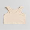 Kurve Premium Girls Seamless Supersoft Sleeveless Crop Tank Top - Stretchy Bra, UV UPF 50+ (Made in USA), Nude, 14 Years-17 Years view 4