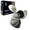 Boatman 9 7/8x10 1/2 Outboard Motor Propeller Stainless Steel fit Yamaha Boat Engines 20-30 Hp,10 Spline Tooth,RH,OEM NO.664-45945-00-EL view 1