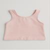 Kurve Premium Girls Seamless Supersoft Sleeveless Crop Tank Top - Stretchy Bra, UV UPF 50+ (Made in USA), Dusty Pink, 9 Years-14 Years view 3