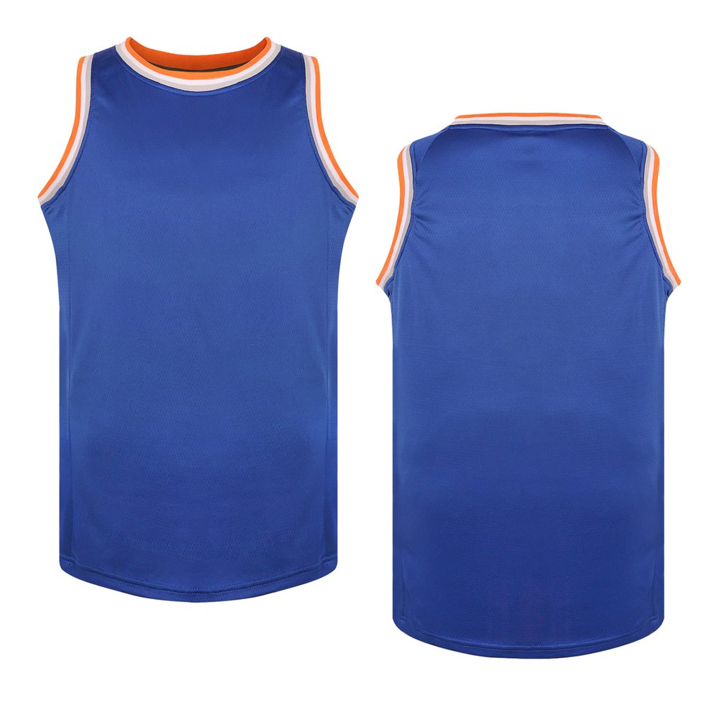 Blank Basketball Jersey Men's Mesh Athletic Sports Shirts Black Yellow White S-3XL (Blue, 3X-Large)