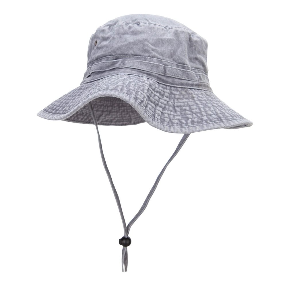 e4Hats.com Extra Big Size Fishing Hats-Grey XL - 2XL