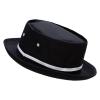 e4Hats.com Striped Roll Up Bucket Hat - Black White L-XL view 2