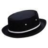 e4Hats.com Striped Roll Up Bucket Hat - Black White L-XL view 3