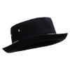 e4Hats.com Striped Roll Up Bucket Hat - Black White L-XL view 4