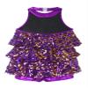 Daenrui Kids Girls Sparkly Sequined Dance Dress Leotard Jazz Latin Salsa Rumba Dance Performance Costume Purple 6 Years view 2