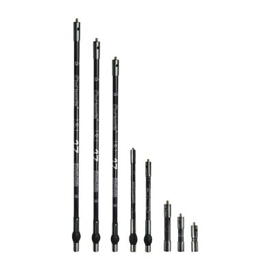 AMEYXGS Balance Bar Stabilizer 3/4/5/10/12/26/28/30 inch Carbon Fiber Bow Stabilizer Extension Pole Rod Bow Stabilizer Weight Silencer Damping for Recurve Bow and Compound Bow (Gray, 30 inch)
