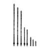 AMEYXGS Balance Bar Stabilizer 3/4/5/10/12/26/28/30 inch Carbon Fiber Bow Stabilizer Extension Pole Rod Bow Stabilizer Weight Silencer Damping for Recurve Bow and Compound Bow (Gray, 30 inch) view 1