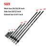 AMEYXGS Balance Bar Stabilizer 3/4/5/10/12/26/28/30 inch Carbon Fiber Bow Stabilizer Extension Pole Rod Bow Stabilizer Weight Silencer Damping for Recurve Bow and Compound Bow (Gray, 30 inch) view 3