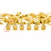 JOVITEC 120 Pieces 1/4 Inch Steel Spikes Shoe Replacement with 2 Pieces Spike Wrench for Track and Cross Country(Gold) view 2