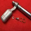 Remington 700 Bolt Action Knob Extension Handle - Aluminum Bolt On/Clamp On (Tactical Version) Type #1 (Silver) view 1