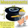 Elliptical Roller Wheel | Part No. 329271 | Compatible with NordicTrack Elite Models: 10.7. 11.7, 12.5, 12.7, 12.9, 12.9T, 14.9, 16.7, 16.9 view 2