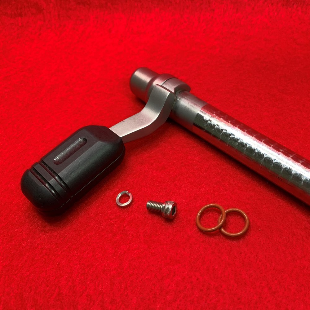 Billet Aluminum Bolt On/Clamp On Bolt Action Knob Extension Handle for Remington 700 Bolt Action (Tactical Version) Type #1 (Black)