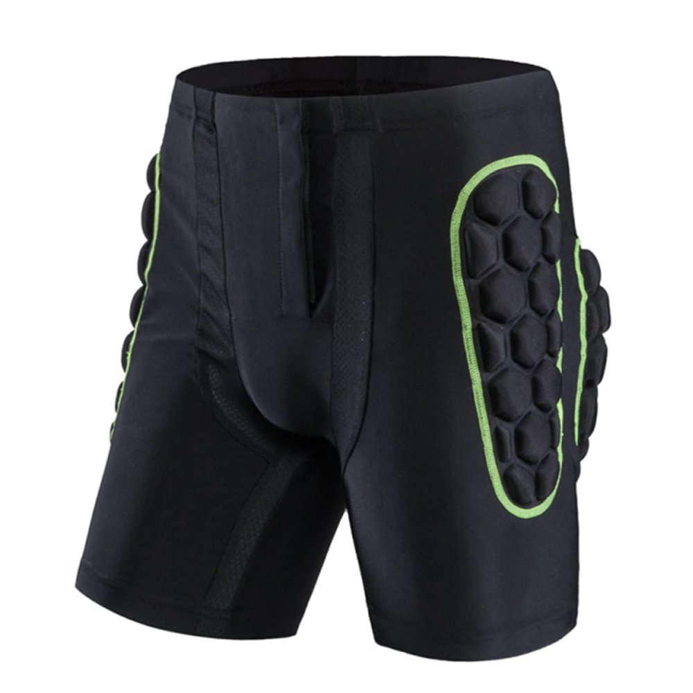 Q-FFL Outdoor Activities Hip Protection Pads, 3D Protective Padded Shorts for Man Snowboard Ski Ice Skating Skateboard (Size : Small)