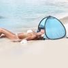 Pop Up Dog Beach Tent,Mini Head Tent,can be Fixed Small Dog Beach Sun Shelters Tent,shelter for cat,Waterproof and Breathable Mobile Phone Stand with Nails view 2