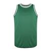 Blank Basketball Jersey Men's Mesh Athletic Sports Shirts Black Yellow White S-3XL (Green, 3X-Large) view 2
