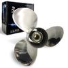 Boatman 11 3/8x12 Outboard Motor Propeller Stainless Steel fit Yamaha Boat Engines 25-60 Hp,13 Spline Tooth,RH,OEM NO.663-45952-02-EL view 1