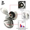 Boatman 11 3/8x12 Outboard Motor Propeller Stainless Steel fit Yamaha Boat Engines 25-60 Hp,13 Spline Tooth,RH,OEM NO.663-45952-02-EL view 3