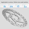 QHYRZE 140mm Bike Disc Brake Rotor Fit for Road Bike Mountain Bike BMX MTB Electric Folding Bicycle Scooter with 6 Bolts 125g (Color : Silver 140mm) view 4