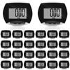 Weewooday Pedometer for Walking Steps and Miles Simple Pedometer Clip on with Large Digital Display Portable LCD Step Counter Bulk Gift for Women Men Adults(4 Pieces) view 1