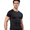 3 Pack Men's Compression Shirts Short Sleeve Workout T-Shirt Cool Dry Undershirts Baselayer Sport Cool Shirt Running Tops view 2