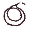 Islamic SUBHA Beads  Medium-Size Maroon Hard Monomer 7x8-mm 26-inch Simple Muslim 99-bd Tasbheeh Sibha Misbaha for Dhikr and Prayer Necklace view 1