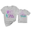 Mother's Day I Made A Wish I Came True Mom and Me Toddler Girl T-Shirt Athletic Heather view 1