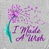 Mother's Day I Made A Wish I Came True Mom and Me Toddler Girl T-Shirt Athletic Heather view 3