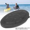 Dilwe Deck Hatch Cover, 44.5 * 26 * 2.5 cm Round Hatch Cover Plastic Deck Inspection Plate for Marine Boat Kayak Canoe Boating view 3
