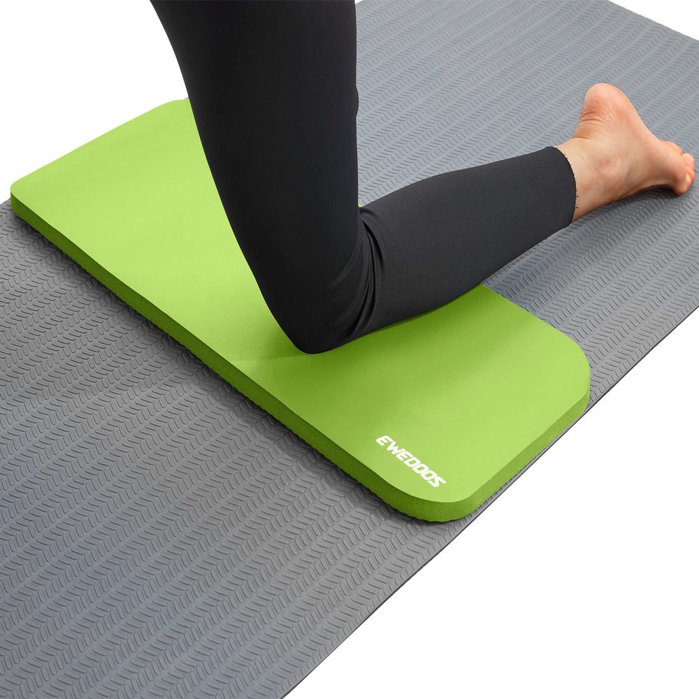 Ewedoos Knee Pads - Non-Slip Yoga Mat Cushion for Floor Exercises