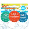Schildkrt Water Bouncers in Neoprene, 3 Cushions, Silicone Padded, Bouncing on the Water Surface, Diameter 55 mm, Great Fun for the Pool and the Sea, 970297 Unisex Adult view 1