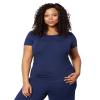 32 DEGREEES Womens Cool Fitted T-Shirt | Lightweight| Quick Dry | Fitted, Inky Indigo, Large view 1