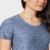 32 DEGREEES Womens Cool Fitted T-Shirt | Lightweight| Quick Dry | Fitted, Xenon Blue Space Dye, XX-Large view 3