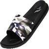 NORTY Mens Slides Sandal Sport Sandals Open Toe Slip on Indoor Outdoor Shoes Quilted Black Camouflage 41865-10D(M) US view 1