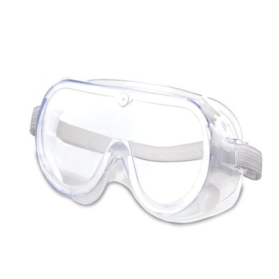 Pac-Dent iWear Full Coverage Protective Goggles with Adjustable Elastic Head Strap and Soft Nose Piece, Individually Wrapped, 10-Pack,White,CX02-A