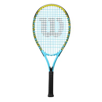 Wilson Minions XL 113 Tennis Racket, Aluminium, Balanced, 275 g, 68.6 cm Length,Blue/Yellow