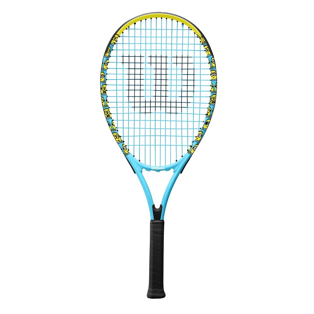 Wilson Minions XL 113 Tennis Racket, Aluminium, Balanced, 275 g, 68.6 cm Length,Blue/Yellow