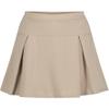 Izod Girls' School Uniform Pull-on Scooter Skirt with Undershorts, Knit Waistband & Functional Pockets, Wrinkle Resistant, Khaki Performance, 4 view 1